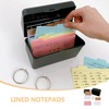 jojofuny Index Card Set Storage Box for Note Organization Flashcards