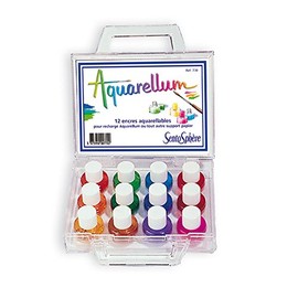 Sentosphere 3900770 Aquarellum Aquarellfarben Koffer Farben, Mehrfarbig, 12 Stück (1er Pack)