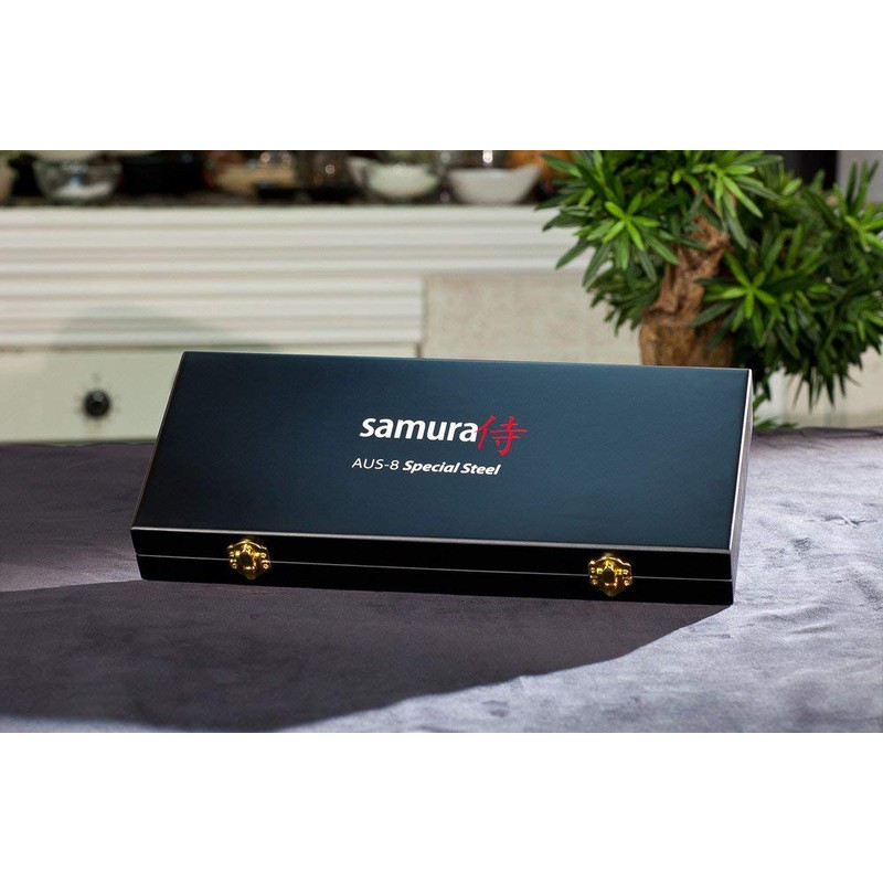 Samura MO-V Stonewash Set of 3 Kitchen Knives - Paring,