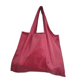 evohyah Shopping Bags Reusable Grocery Tote Bags, Deepred, Large