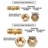 Briny River 2pcs Copper Pipe Extension Joint Connectors with Flare