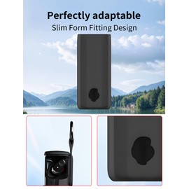 Case for Skullcandy Method 360 ANC True Wireless Earbuds,Soft Protective,BOVUGAC Silicone Case Cover with Keychain & Cleaning Kit & Lanyard for Method 360 ANC-Black