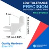 ReplacementScrews White Shelf Support Pins Compatible with IKEA Part 101558