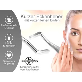 Small Corner Lifter Foot Care Stainless Steel Foot Care Instrument with Long Extra Fine Ends - Nail Lifter Nail Care Double Instrument Pedicure Instrument. Specialist Trade Quality