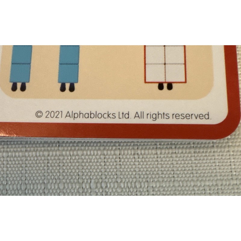 Hand2Mind MathLink Cubes NUMBER BLOCKS 0-10 Numberling REPLACEMENT CARDS ONLY