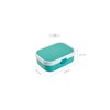 Mepal Brotdose Campus mit Bento-Einsatz & Gabel 700 ml, Farbige