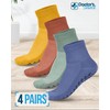 Doctor's Select DS Diab - Calcetines de tobillo + Grips-M-Mus/Grn/Blu/Rus
