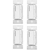 (case of 4) EATON RF9640-NDW Z-Wave Plus Universal Dimmer, White,