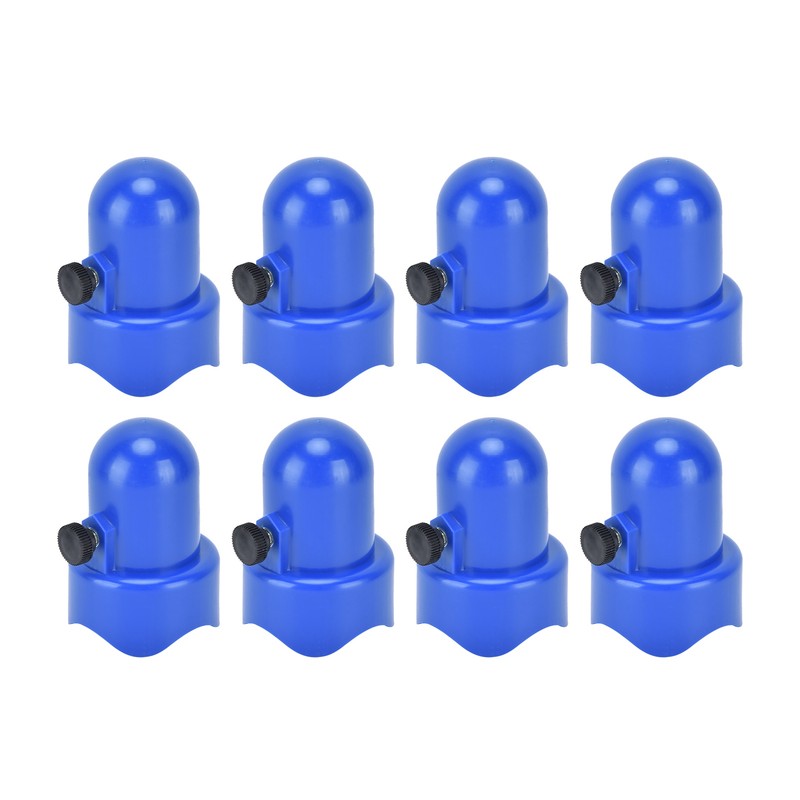 10Pcs Trampoline Enclosure Pole Cap with Screw Thumb Safety Rail