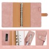 Colacoo Leather A5 Binder Notebook 6 Ring, Refillable Notebook A5