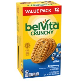 Undisclosed belVita Blueberry Breakfast Biscuits, Value Pack, 12 Packs (4 Biscuits Per Pack)