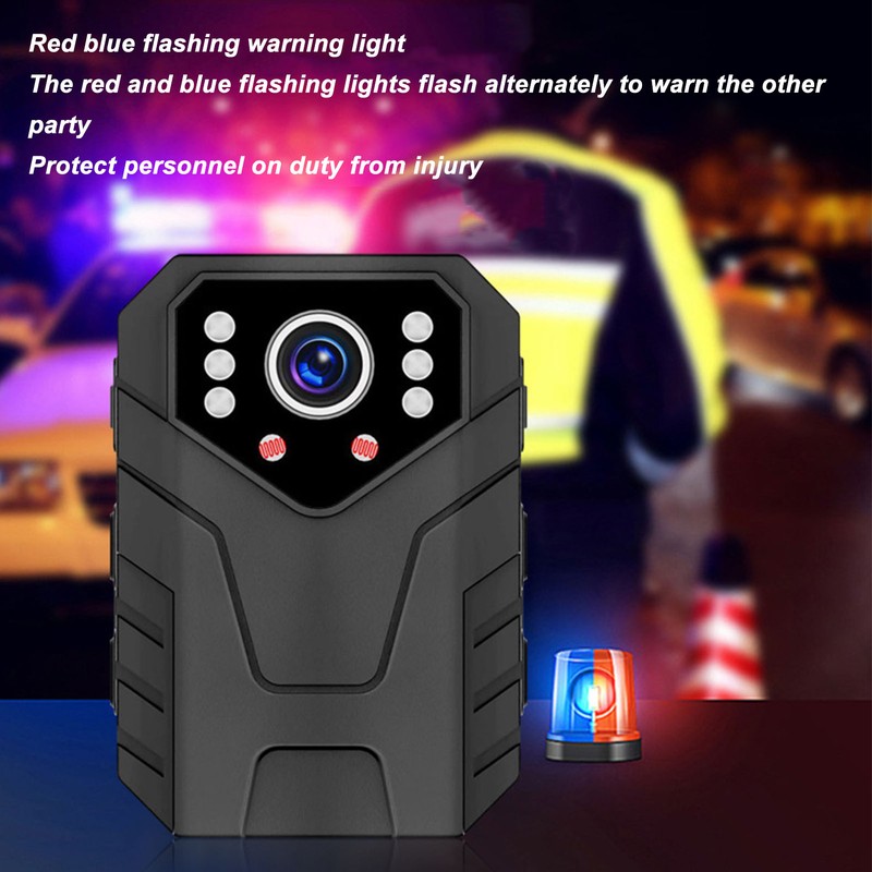4K HD Body Camera Clip On Wearable Security Camera Night