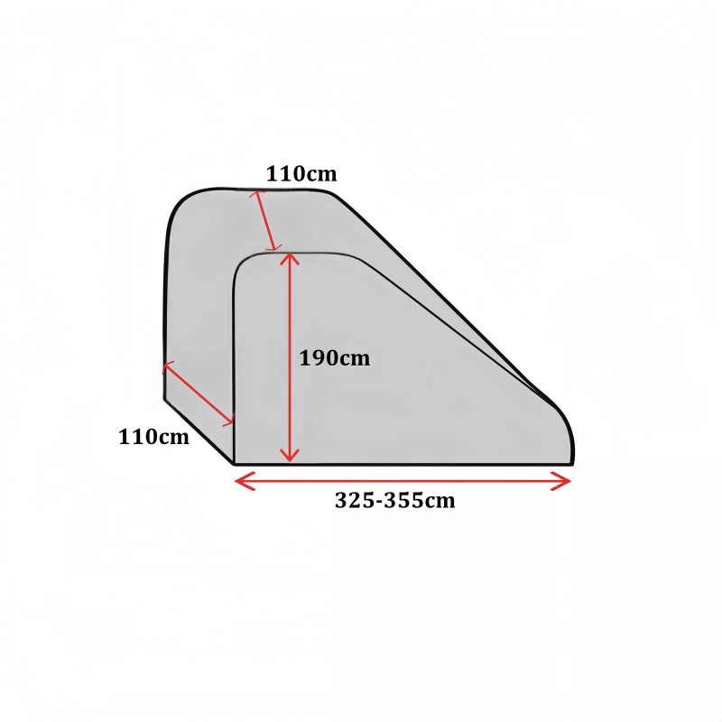 Cahuczlhoz 1x Full Cover for Mini Excavators Outdoor Waterproof UV