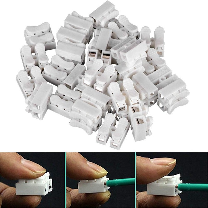 ieron 100pcs Spring Wire Connectors CH2 Cable Connectors Electrical Wiring