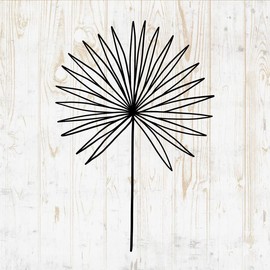 Flower Bouquets Wall Decals - Flower Bouquets Wall Stickers - Minimalistic Minimalist Floral Botanical Leaves Branches Silhouette - Car Window Tumbler Laptop Bedroom Room Home Decor DWSV13214