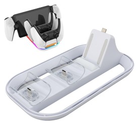 Game Console Charging Stand for Portal, with RGB Lighting and Fast Charging Technology
