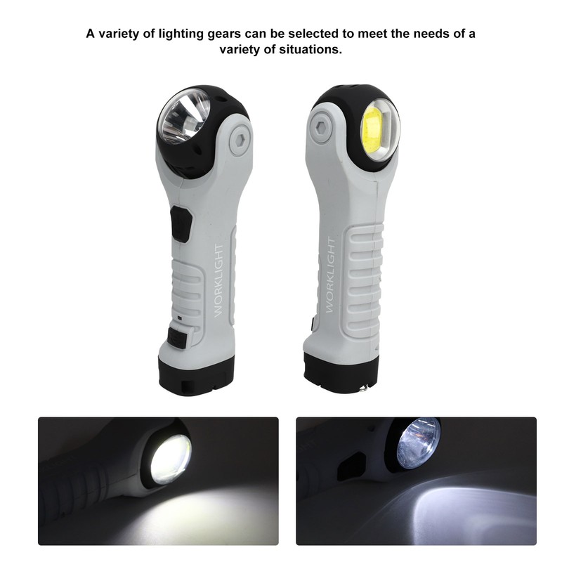USB Rechargeable LED Flashlights Super Bright with Magnetic Base 360