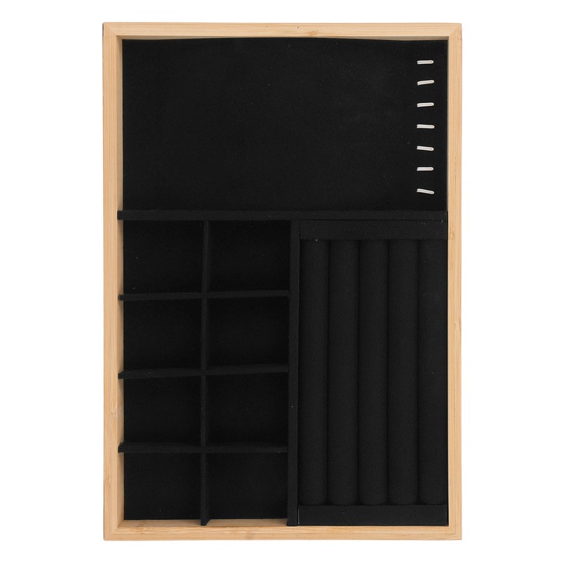 Jewelry Drawer Insert Multipurpose Triple Use Jewelry Display Tray for