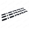 GMC 3PC Set GLOSS BLACK 2019-2025 GMC SIERRA LETTER EMBLEM