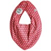 Pippi Babywear Girls' Triangular Bib with Motif, Raspberry Dots Pink