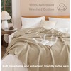 Talasily 100% Cotton Blanket Queen Size for Bed - Lightweight