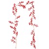 Artificial Berry Rattan with Black Berries Christmas Decoration Rattan for