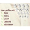 KAPSING Pack of 16 Dowel Centring Point, Wooden Dowel Set,