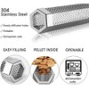 Pellet Smoker Tube 12 inch Perforated Stainless Steel BBQ Wood