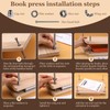 JUPEAN 45 Pcs Book Binding Kits, Bookbinding Kit Large Book