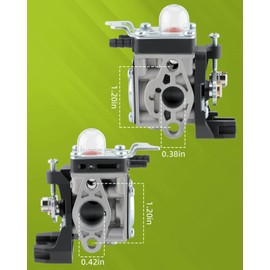 A021004601 Carburetor for Echo SRM-2620 SRM-2620T SHC-2620 PAS-2620 Trimmer SRM 2620, for Shindaiwa T262 C262 LE262 Weedeater Trimmer with Air Filter Knob Fuel Line Tune-up Kit