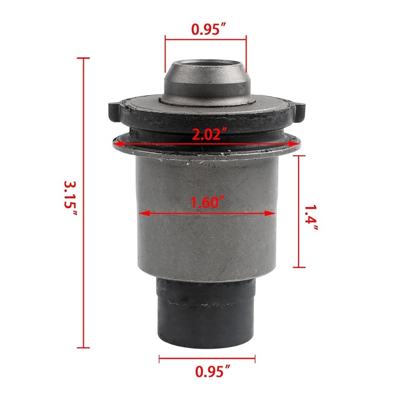 Prefer Warehouse Pair Front Suspension Subframe Bushing Left & Right