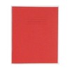 SCHOOL EXERCISE BOOKS RED COVER 8mm LINES A5 48 Page 165 x 203mm "5 Pack"