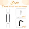 2 Pack Plate Hangers for The Wall, Suitable for 10-14