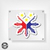 Philippines Flag Filipino Decal Sticker for Car Window, Laptop and