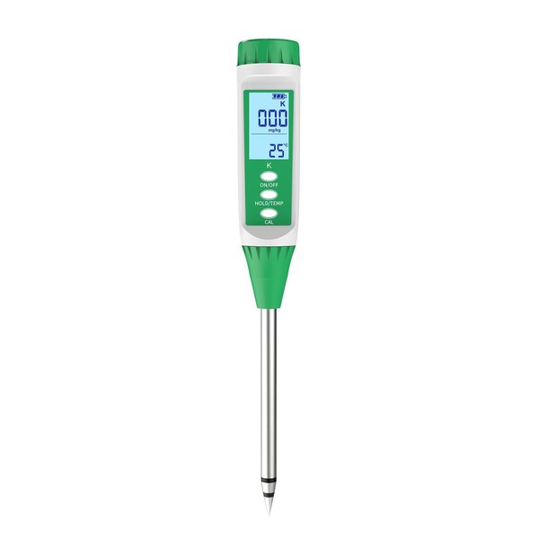 YIYEGO Digital Potassium Soil Tester for Gardeners, Potassium Meter Soil