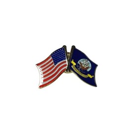 Navy - USA Military Friendship Enamel Lapel Pin