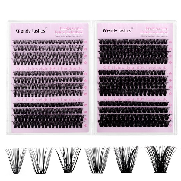 WENDY Lash Clusters C Curl Cluster Eyelash Extensions Wipsy Cluster