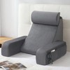 ENITYA 19" Back Support Pillow,Reading Pillow with Attached Arms &