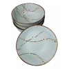 Set Of 4 Japanese Soushun Sakura Cherry Blossoms Porcelain Soup