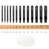 OWDEN Professional 13 Pcs Leather Hole Punch Set (Slim Style)