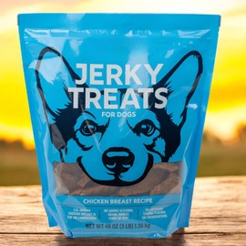 Jerky Treats for Dogs, Chicken Breast Recipe, 48 oz