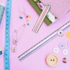 Gukasxi 4 Psc Folding Ruler 30cm Transparent Ruler Foldable Ruler