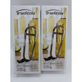 Trudeau Bottle Opener opens crown and twist caps easily.(2 packs)