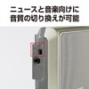 Panasonic RF-U156-S FM/AM/Wide FM Compatible, Silver