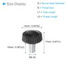 CoCud Thumb Screw Knurled Knobs, M5 x 10mm Male Thread,