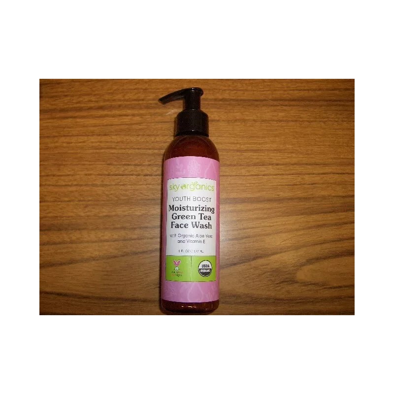 Sky Organics Youth Boost Moisturizing Face Wash Green Tea Organic