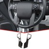 JeCar Steering Wheel Cover Interior Decoration Trim Kit Compatible with