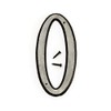 Hy-Ko 4” Classic Black Reflective Plastic House Number, Modern Raised