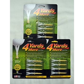 4 Yards More Golf Tee (2 3/4") 3 Pack (12 Tees)