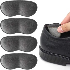 Dr.Foot Heel Grips for Women and Men, Self-Adhesive Heel Cushion Inserts Prevent Heel Slipping, Improve Shoes Too Big, Rubbing, Blisters, Foot Pain- 2pairs+ Extra 1pair(Grey)